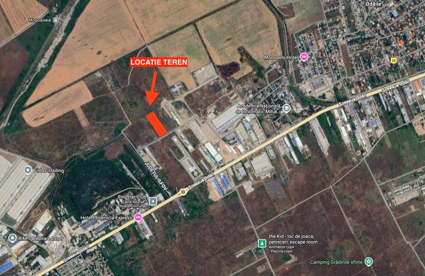 Teren Construcții intravilan de 10000 mp, în Odăi