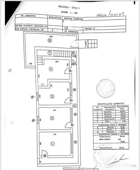 Casă cu 12 camere cu Teren 303 Mp în Mihai Bravu