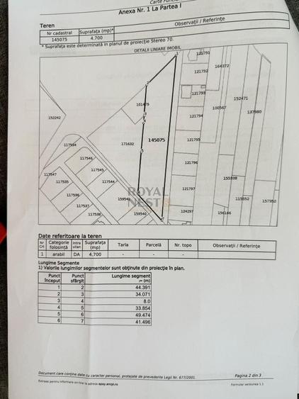 Teren agricol intravilan de 4700 mp, în Stupini