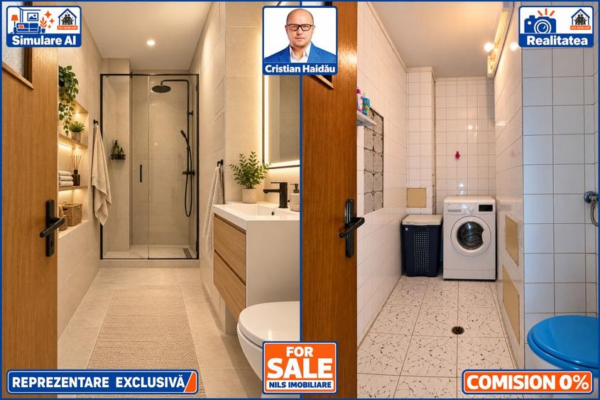 Apartament cu 4 camere decomandat în Calea Călărașilor