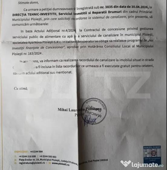 Casă cu 2 camere cu Teren 137 Mp în Central