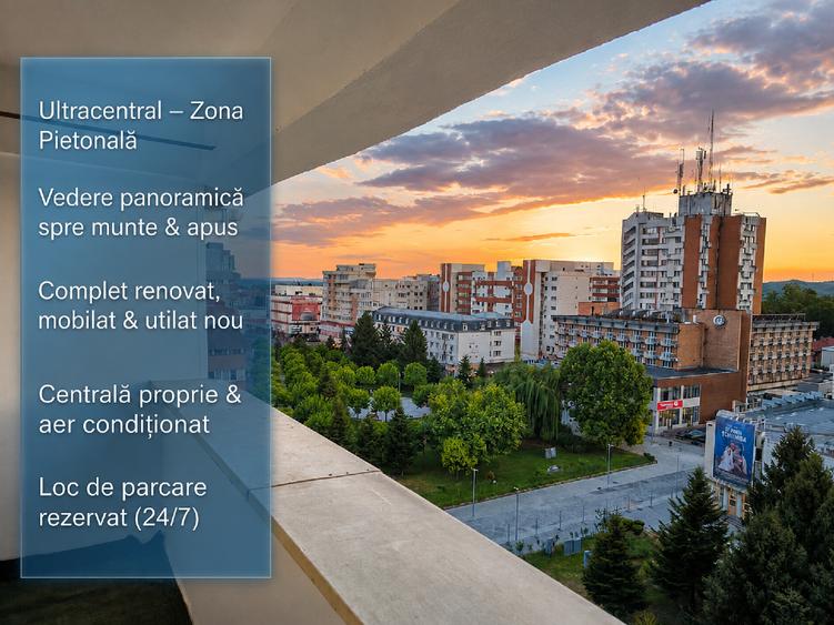 Apartament cu 2 camere decomandat, mobilat în Central