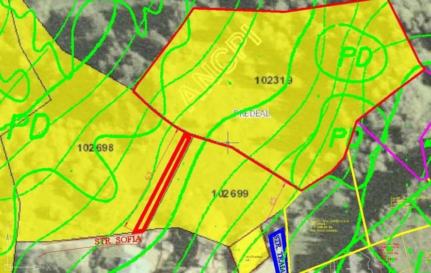 Teren Construcții intravilan de 10850 mp, în Cioplea