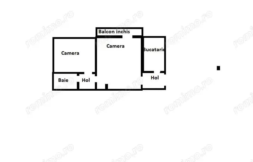 Apartament cu 2 camere semidecomandat în Girocului