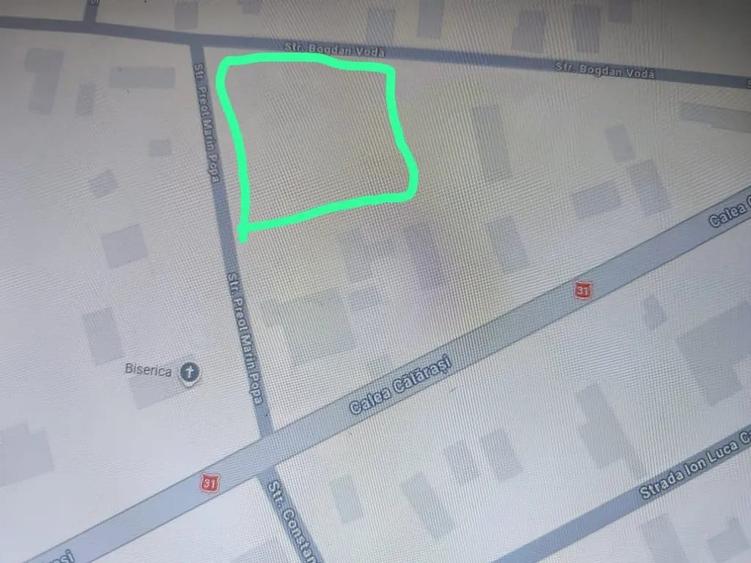 Teren de 2142 mp, în Cunești