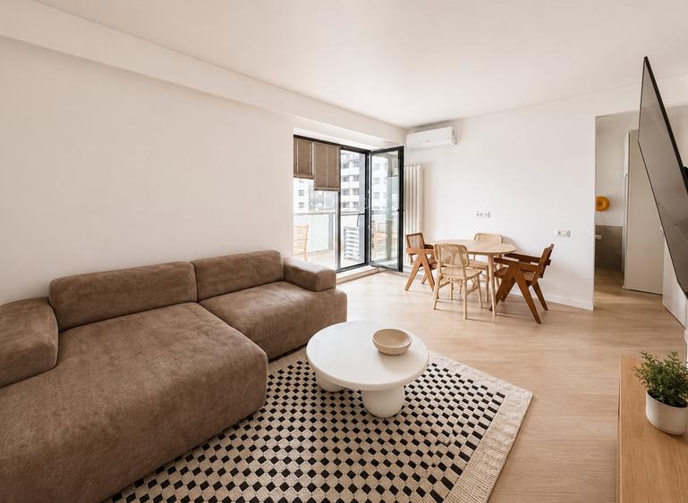 Apartament cu 3 camere decomandat, mobilat în Pipera