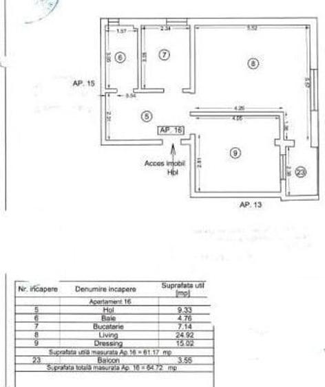 Apartament cu 2 camere decomandat, mobilat în Primo