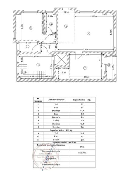 Apartament 3 Camere Aviatiei I Comision 0 - 1
