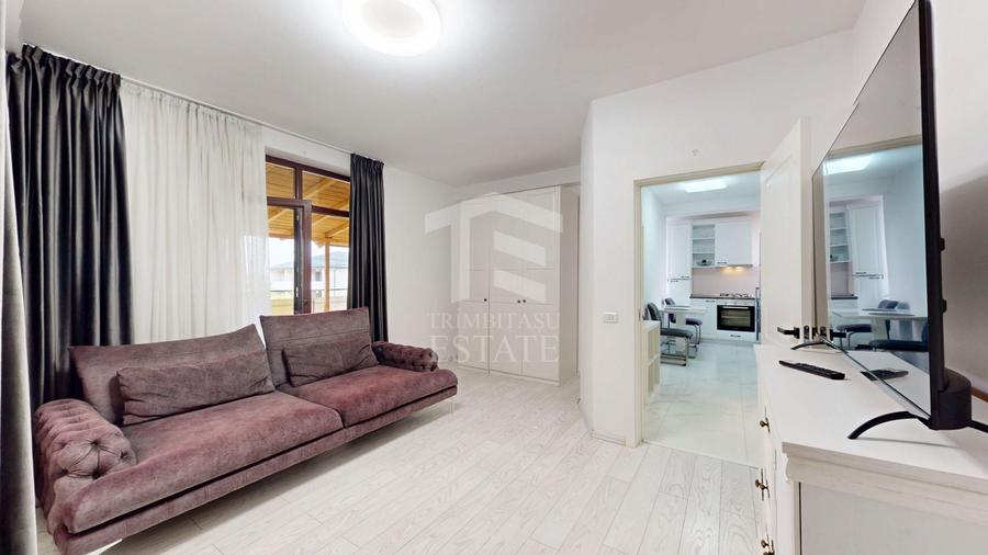Apartament cu 2 camere decomandat, mobilat în Chiajna