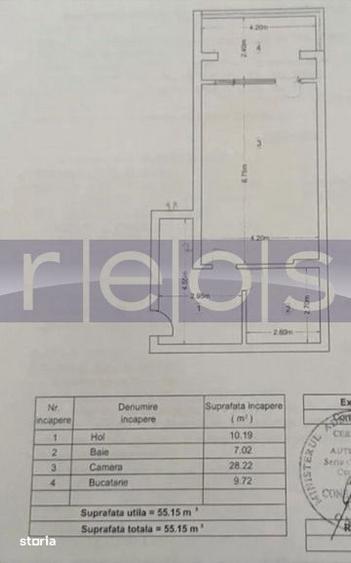 DE VANZARE STUDIO 55 MP LIVING SPATIOS IDEAL INVESTITIE - 3