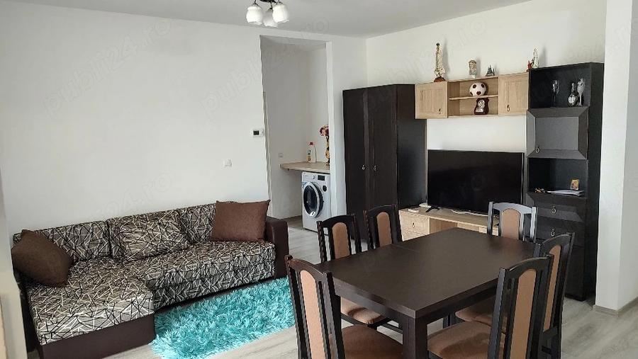 Apartament cu 2 camere semidecomandat, mobilat în Giroc