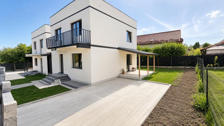 Duplex cu 4 camere cu Canalizare în Lunca Cetățuii