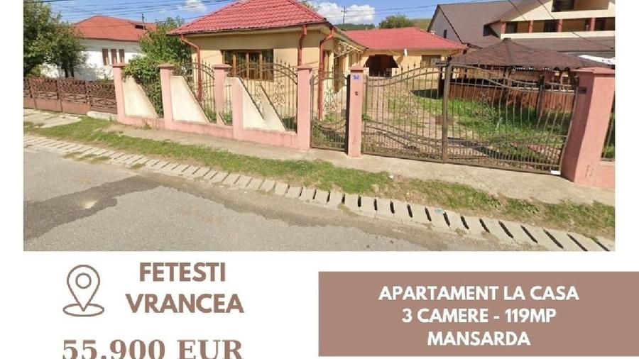 Casă individuală cu 3 camere cu Teren 600 Mp în Câmpuri