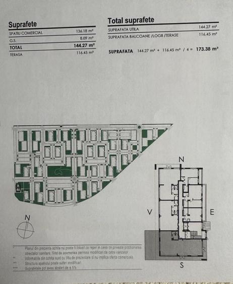 Spațiu comercial, de 144 mp, în Avantgarden