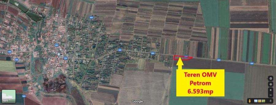 Teren Construcții intravilan de 6593 mp, în Putineiu