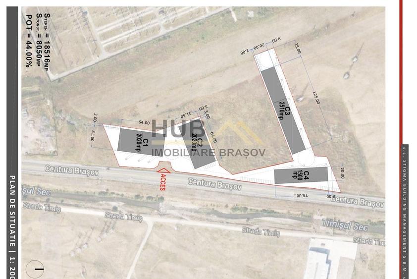 Teren Construcții intravilan de 22116 mp, în Centură