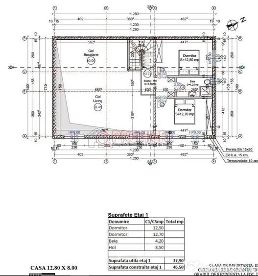 Casă cu 4 camere cu Teren 380 Mp în Olteniței