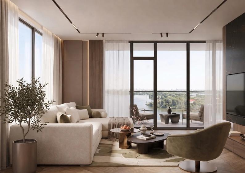 Apartament cu 3 camere decomandat în Floreasca