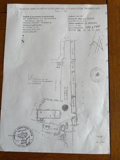 Teren Construcții intravilan de 5666 mp, în Gara Berheci