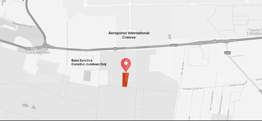 Teren Construcții intravilan de 1000 mp, în Aeroport