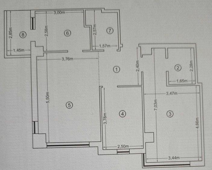 Apartament cu 3 camere decomandat în Tătărași