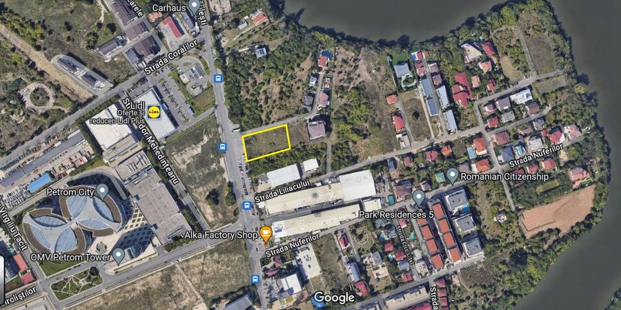 Teren Construcții intravilan de 2600 mp, în Băneasa