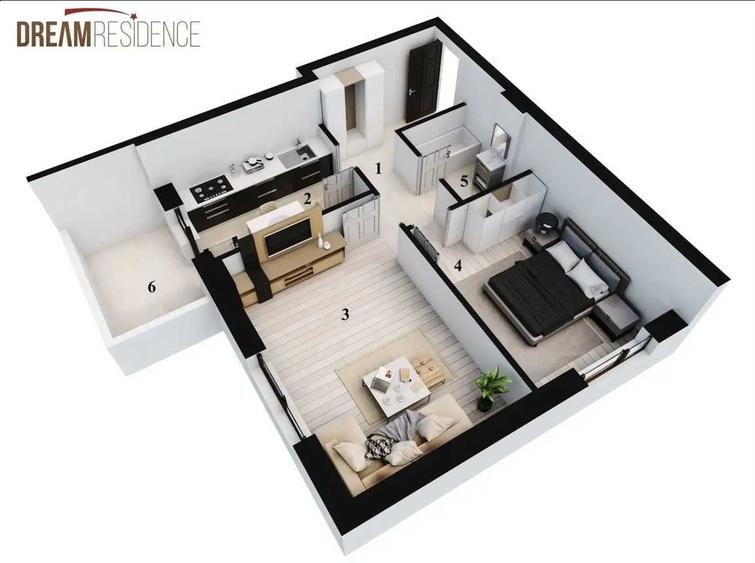 Apartament cu 2 camere decomandat în Sălaj
