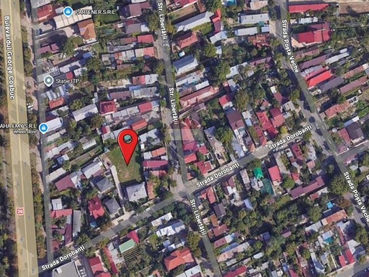 Teren Construcții intravilan de 944 mp, în Bd. Coșbuc