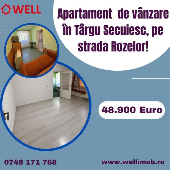 Apartament cu 3 camere în Târgu Secuiesc