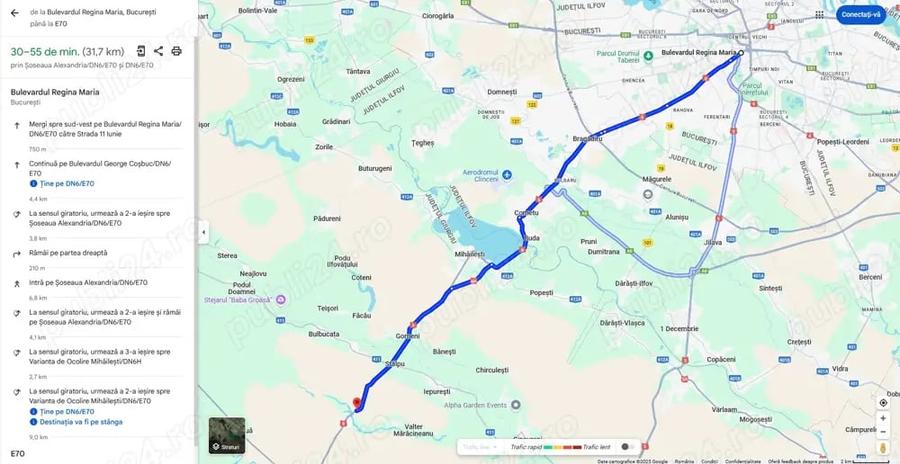 Teren de 32400 mp, în Valea Plopilor