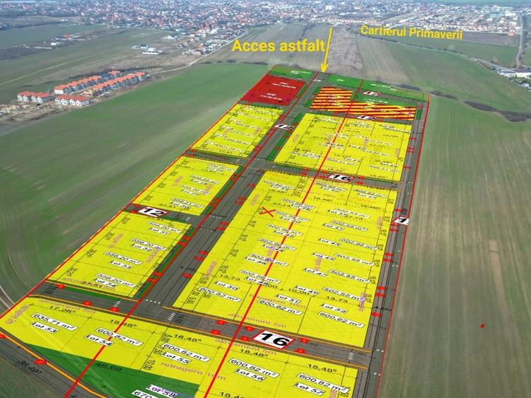 Teren Construcții intravilan de 502 mp, în Săcălaz
