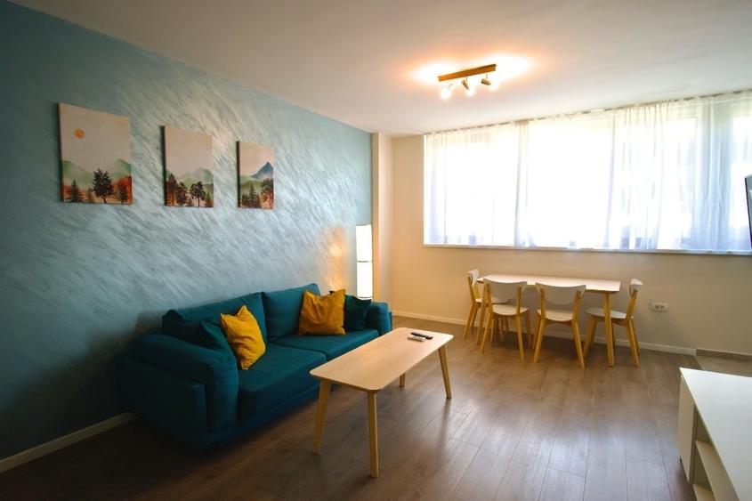 Apartament cu 2 camere semidecomandat, mobilat în Torontalului
