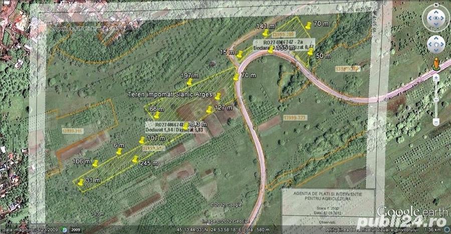 Teren de 55000 mp, în Slănic