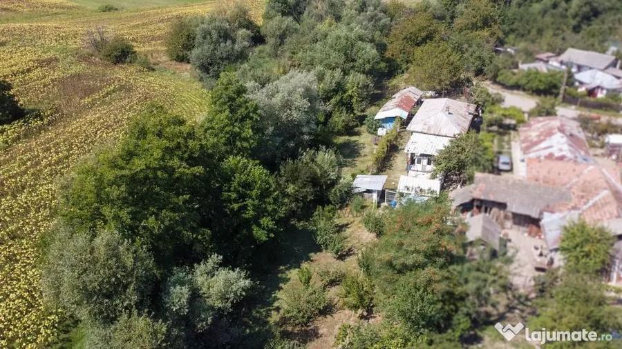 Casă cu 2 camere cu Teren 2846 Mp în Coada Izvorului