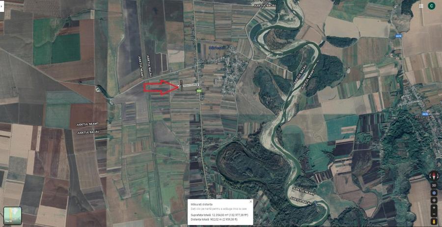 Teren intravilan de 1000 mp, în Hârlești