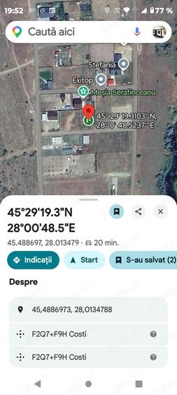 Teren de 500 mp, în Exterior Vest