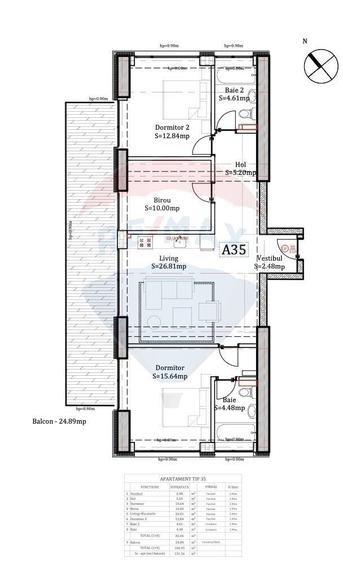 Apartament cu 4 camere în Iancu Nicolae