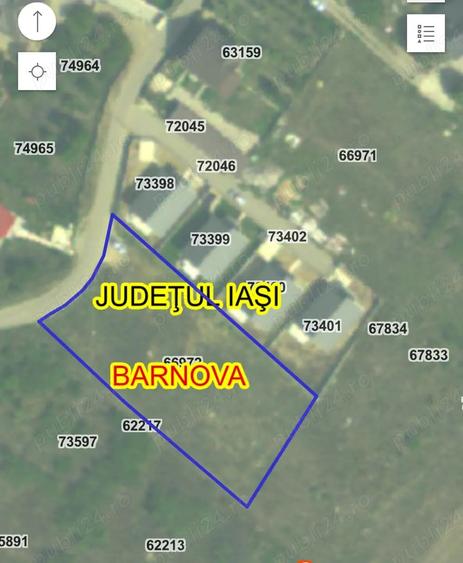Teren de 650 mp, în Bârnova
