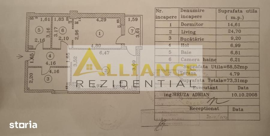 Apartament cu 2 camere decomandat în Ghencea