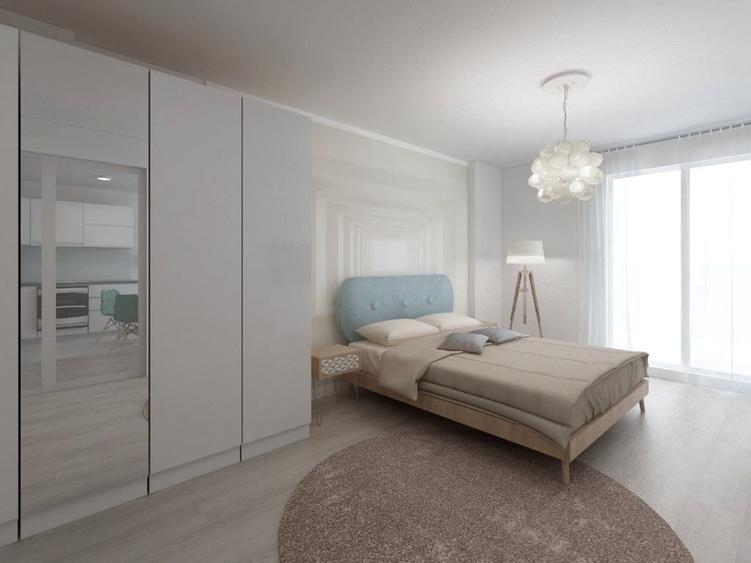 Apartament cu 2 camere, mobilat în Banu Manta
