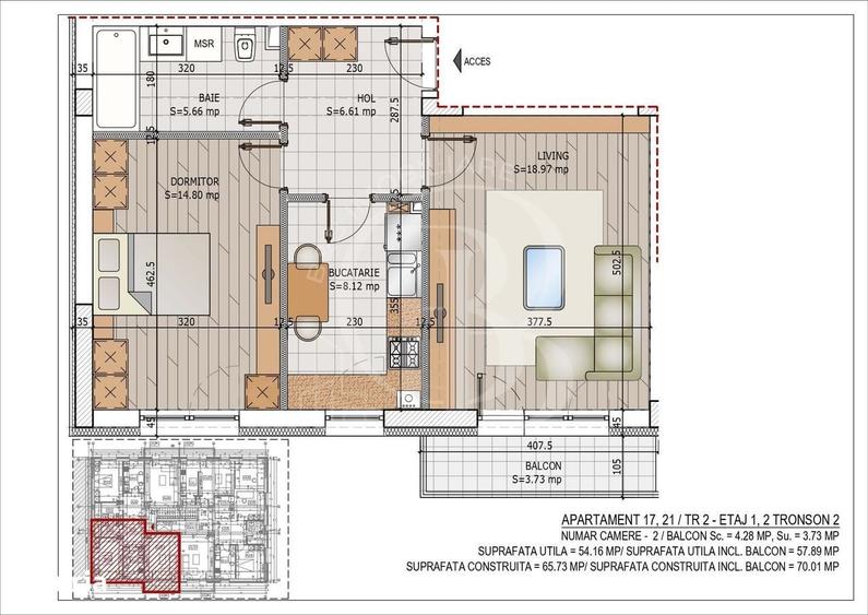 Apartament Pallady 2 camere Pret Credit Ipotecar avans 15% - 1