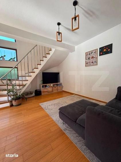 Casa individuala mobilata in stil scandinav, curte amenajata, 135 mp - 2