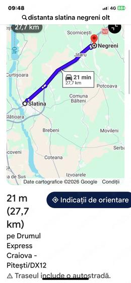 Casă cu 2 camere cu Teren 130 Mp în Negreni