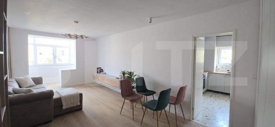 Apartament cu 2 camere semidecomandat, mobilat în Central