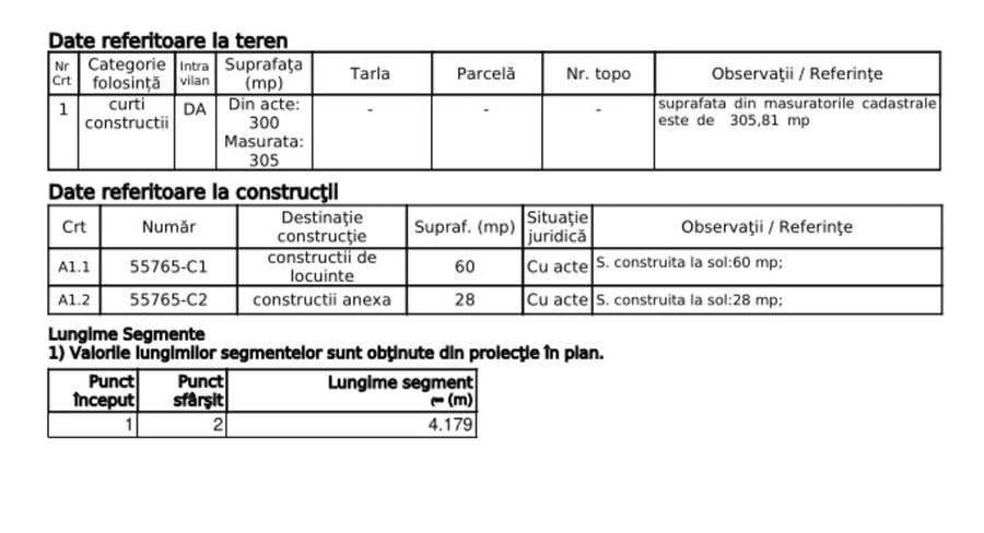 Casă cu 3 camere cu Teren 305 Mp în Chiajna