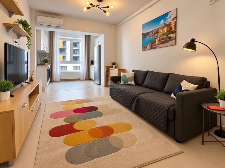 Apartament cu 2 camere decomandat, mobilat în Berceni