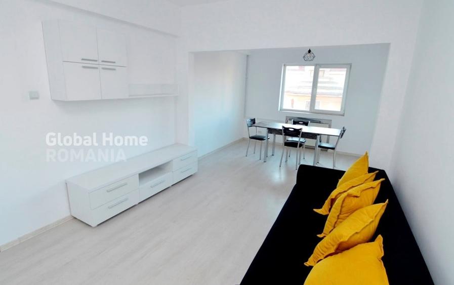 Apartament cu 3 camere semidecomandat, mobilat în Unirii