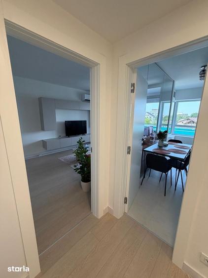 2 camere mobilat / prima inchiriere/ bucurestii noi / metrou 5 min - 1