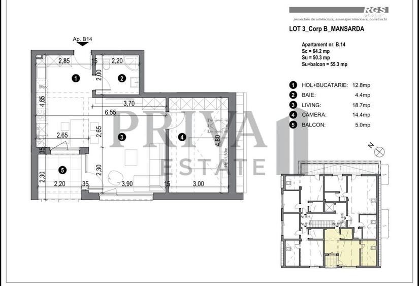 Apartament cu 2 camere în Dâmbovița