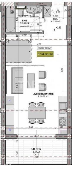 Apartament cu 5 camere decomandat în Cristian